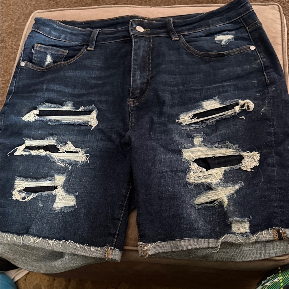 Judy Blue Dark Wash Denim Jean shorts
